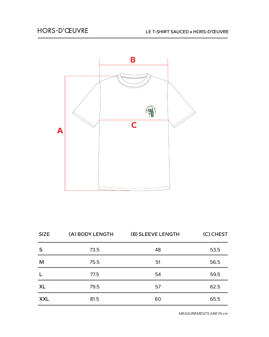 SAUCED x Hors D'oeuvre Wine Hustler Club collab tee