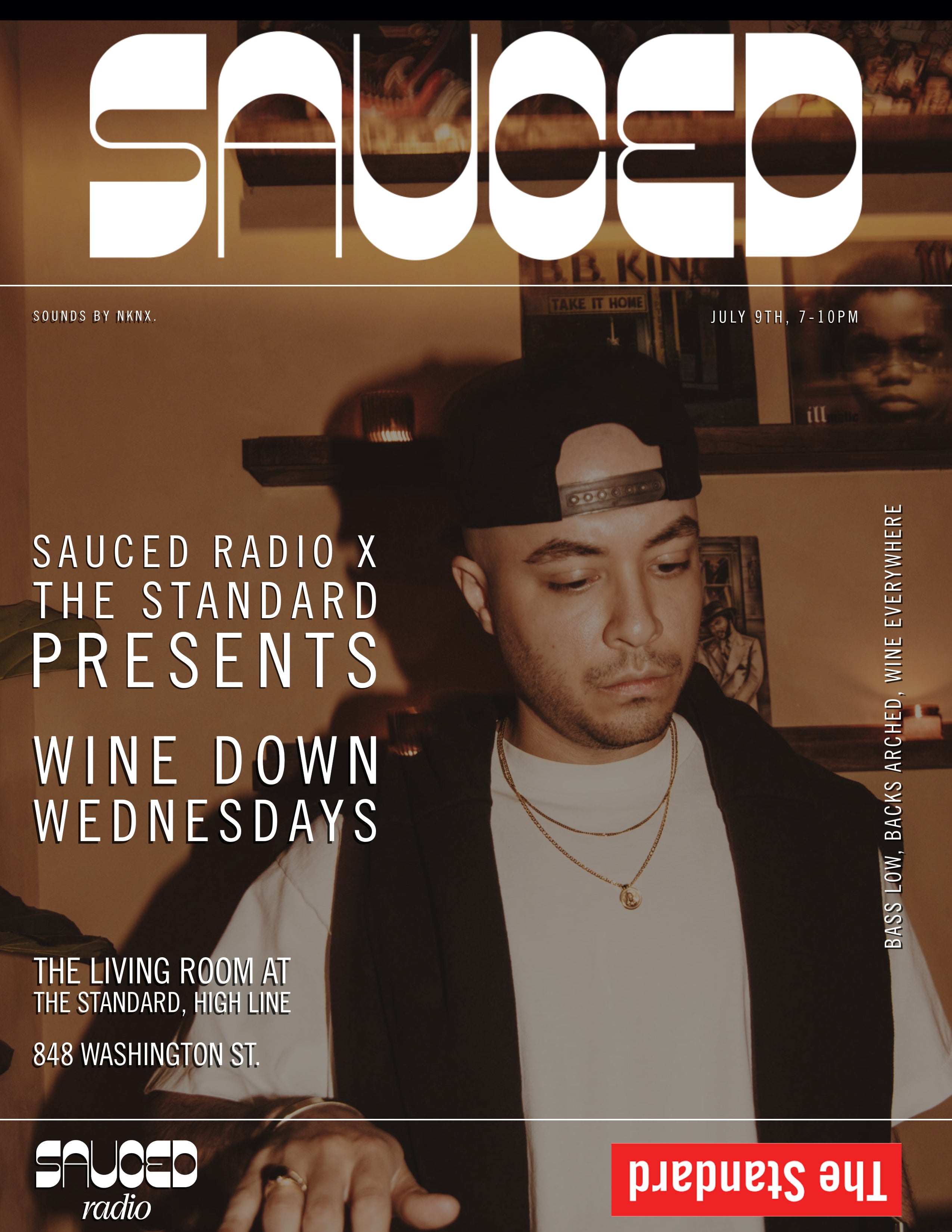 Wine Down Wednesdays · Sauced Radio x The Standard 10