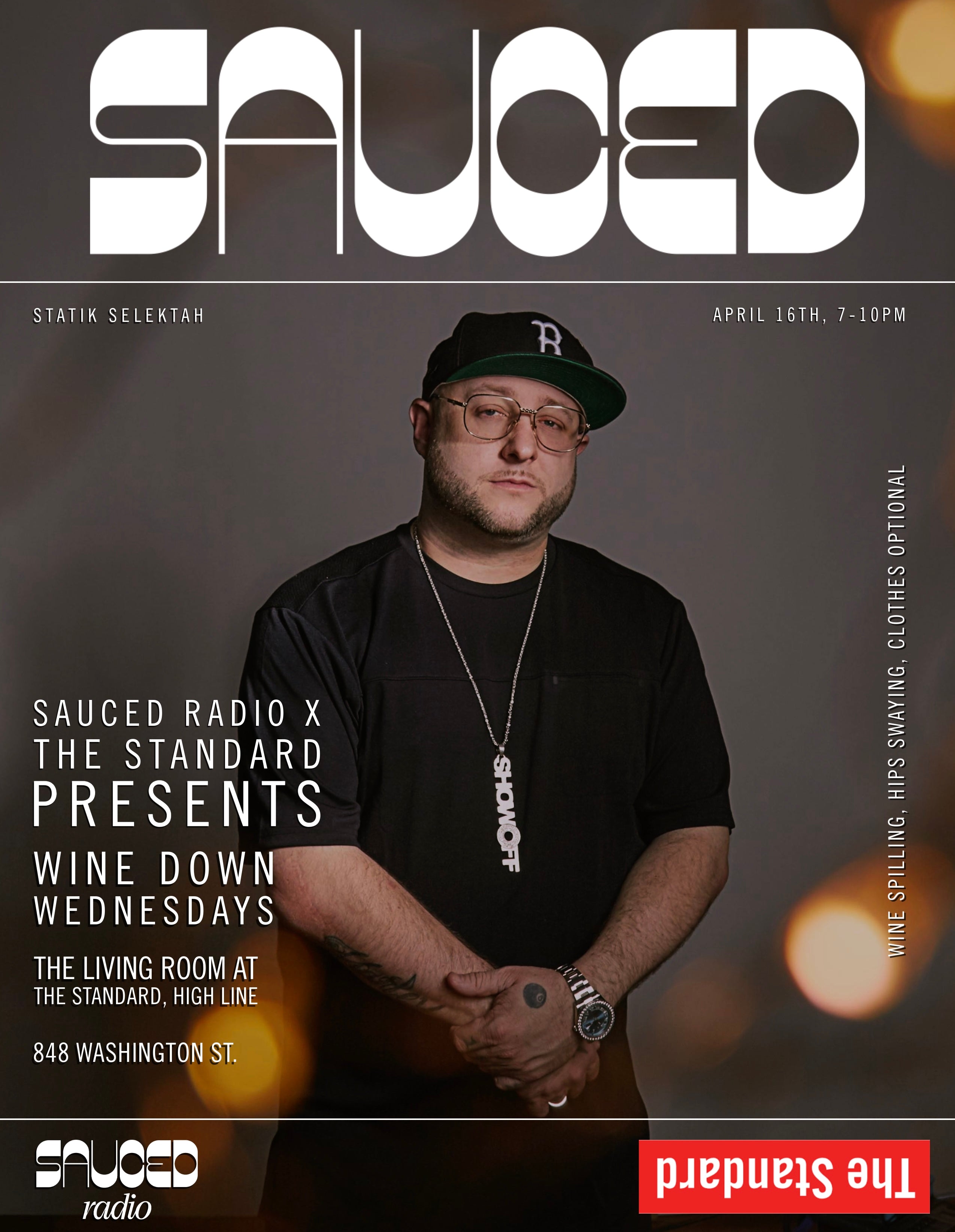 Wine Down Wednesdays · Sauced Radio x The Standard 02