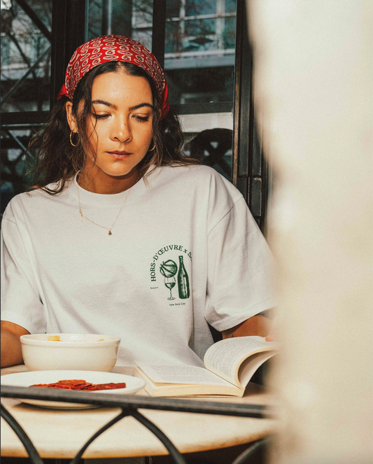 SAUCED x Hors D'oeuvre Wine Hustler Club collab tee